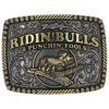 Dale Brisby Men's Bulls & Fools Attitude Belt Buckle