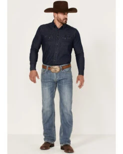 Rock & Roll Denim Men's Pistol Light Wash Regular Straight Jeans -Western Cowboy Equipment Store 2000367643 205 P3