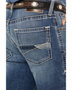 Ariat Men's M4 Walden Claudio Medium Wash Stretch Relaxed Straight Jeans 6 Ariat Men's M4 Walden Claudio Medium Wash Stretch Relaxed Straight Jeans -Western Cowboy Equipment Store 2000371953 400 P3