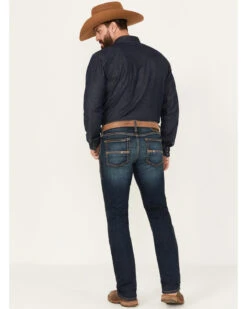 Ariat Men's M8 Morro Brawley Dark Wash Modern Slim Tapered Jeans 6 Ariat Men's M8 Morro Brawley Dark Wash Modern Slim Tapered Jeans -Western Cowboy Equipment Store 2000371987 400 P3