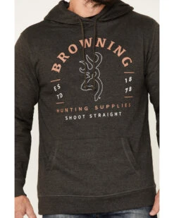 Browning Men's Shoot Straight Carter 2.0 Graphic Long Sleeve Hooded Sweatshirt -Western Cowboy Equipment Store 2000373278 341 P3
