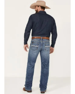 RANK 45 Men's Iron Horse Stackable Straight Dark Wash Heavy Still Stretch Denim Jeans 6 RANK 45 Men's Iron Horse Stackable Straight Dark Wash Heavy Still Stretch Denim Jeans -Western Cowboy Equipment Store 2000373305 416 P3