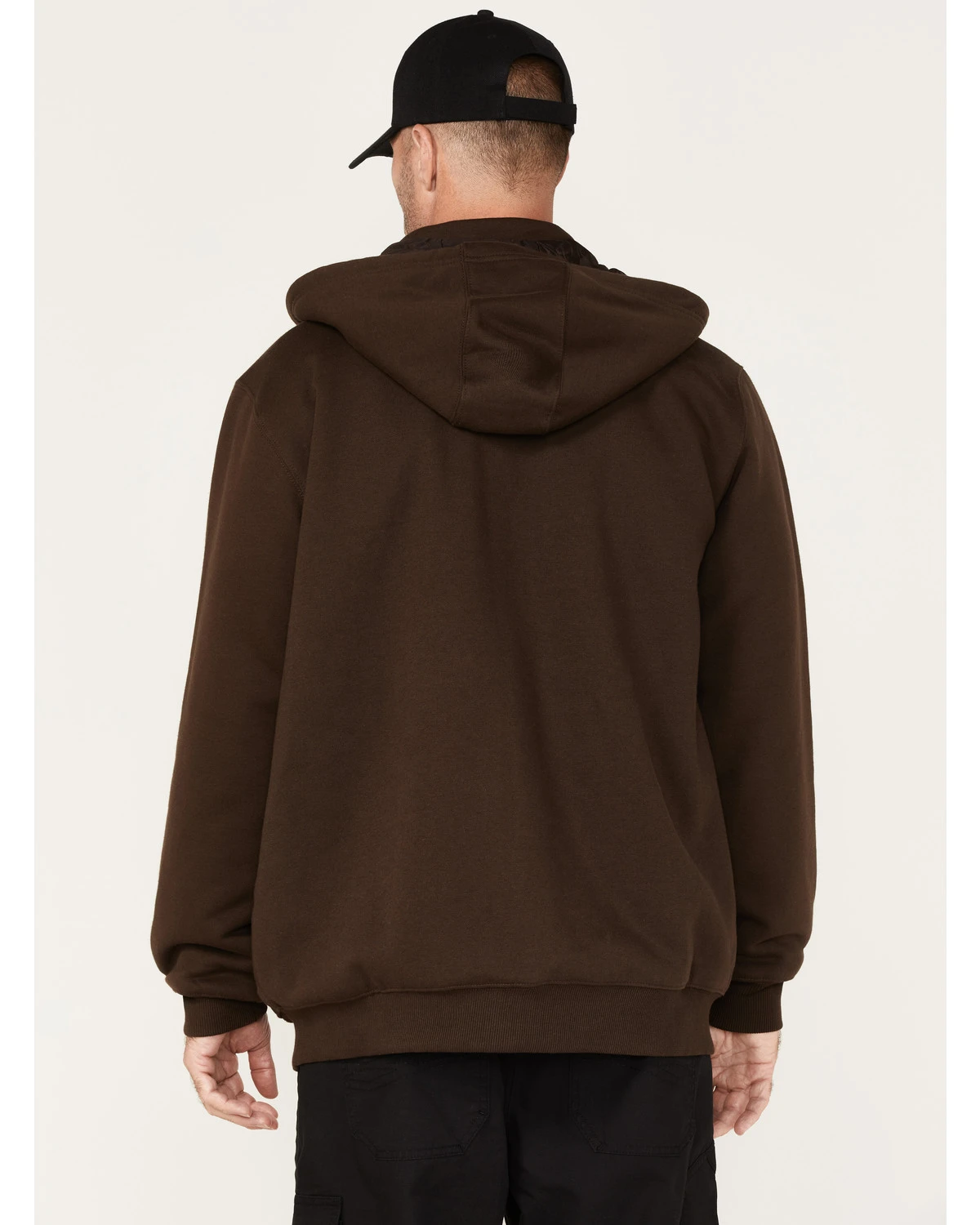 Hawx Men's Logo Quilted Hooded Zip Jacket 4 Hawx Men's Logo Quilted Hooded Zip Jacket - Image 4