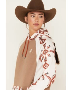 Hooey Women's Southwestern Print Contrast Hoodie 6 Hooey Women's Southwestern Print Contrast Hoodie -Western Cowboy Equipment Store 2000378786 110 P3