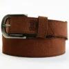 Red Dirt Hat Co. Men's Roughout Leather Belt
