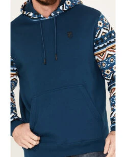 RANK 45 Men's Southwestern Hooded Sweatshirt -Western Cowboy Equipment Store 2000386234 442 P3