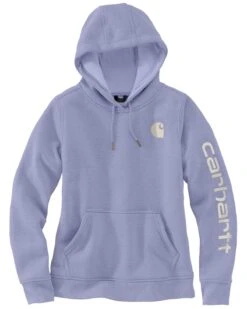 Carhartt Women's Relaxed Fit Midweight Logo Work Sweatshirt - Plus