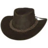 Bullhide Kids' Cedar Grove Leather Outback Hat
