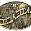 Montana Silversmiths Men's Oklahoma State Heritage Attitude Belt Buckle