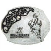 Montana Silversmiths Men's Cowboy Up Bull Riders Only Western Belt Buckle